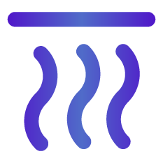 Low temperature heating design
